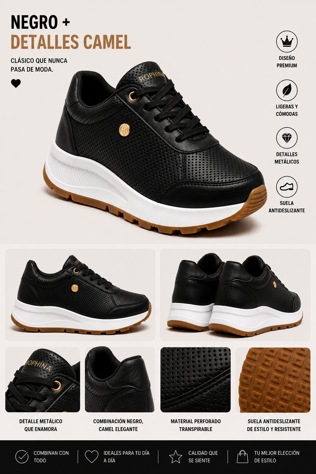 Rophina Style™ | Zapatillas que estilizan y no cansan